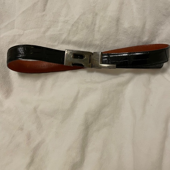 Ralph Lauren Purple Label Collection Alligator Belt main image 4